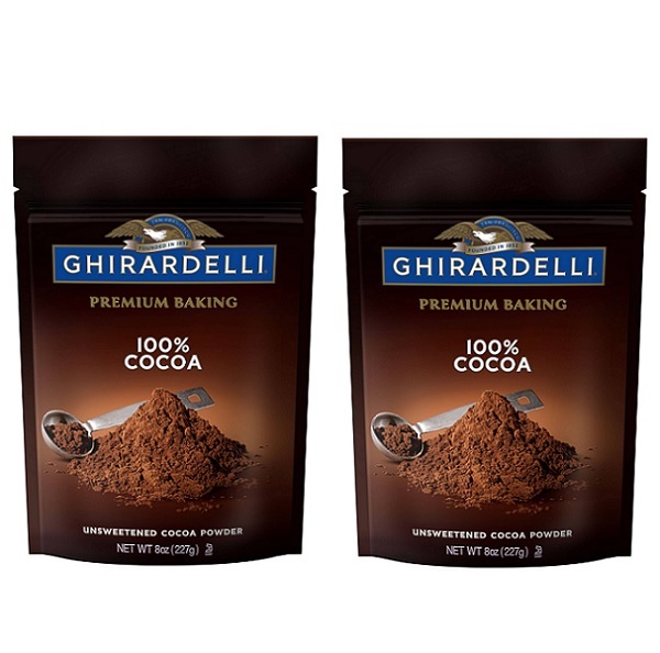 画像1: 100％ココアだけで作られた無糖のパウダー！Ghirardelli ギラデリー プレミアム ベーキング 100％ ココアパウダー  2個
