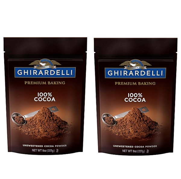 画像1: 100％ココアだけで作られた無糖のパウダー！Ghirardelli ギラデリー プレミアム ベーキング 100％ ココアパウダー  2個