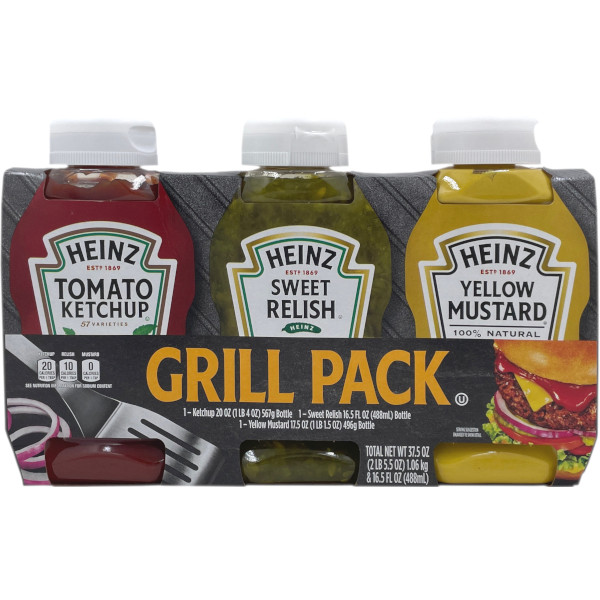 BBQに常備したいこの3種類!HEINZ へインツ グリルパック アメリカ製 BBQに常備したいこの3種類!HEINZ へインツ グリルパック アメリカ製