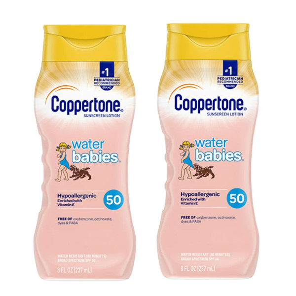 画像1: ＜２個＞ Coppertone コパトーン ウォーターベビー サンスクリーン 日焼け止め  [SPF50+] 237mL