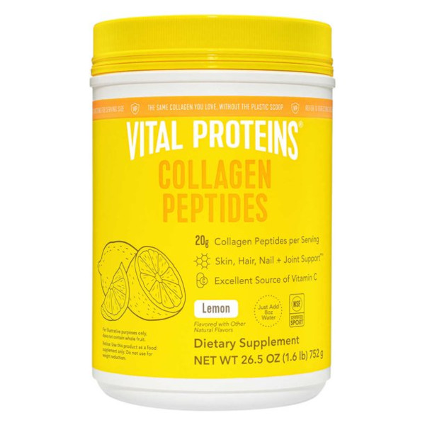 画像1: 若々しいお肌と健康維持に！Vital Proteins バイタル プロテイン コラーゲンペプチド レモン 752g