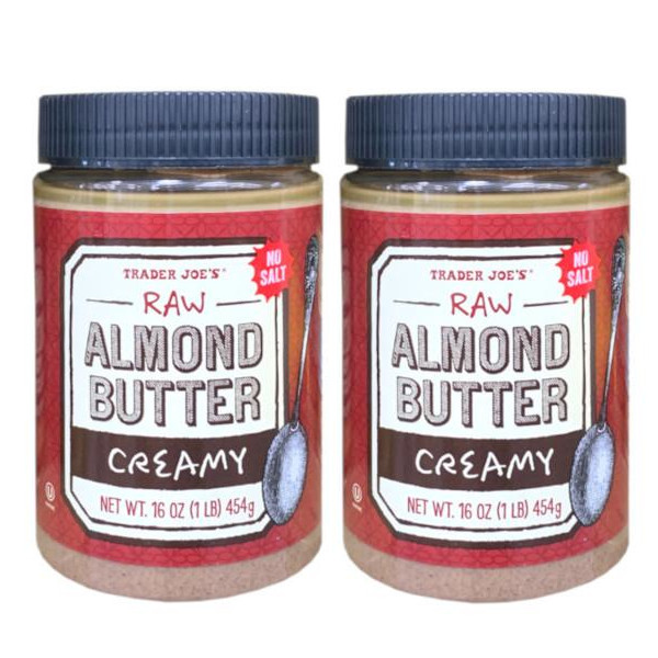 画像1: アーモンドの栄養が詰まった！Trader Joe's トレーダージョーズ ロウ アーモンドバター（無塩タイプ）クリーミー ２個