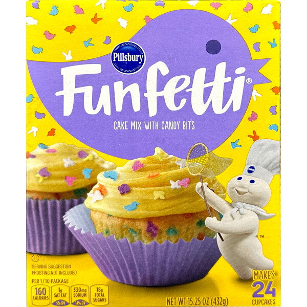 画像2: イースターにぴったりなで楽しいケーキミックス！Pillsbury ピルスベリー ファンフェッティ ケーキミックス  ＆ イエローバニラフロスティング 