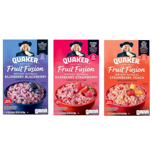 画像1: 新しい朝食習慣！Quaker クエーカー フルーツフュージョン インスタントオートミール　選べる3種類