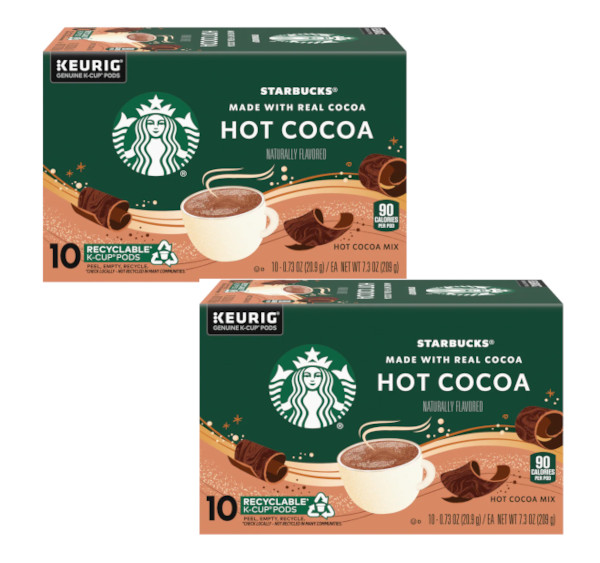 画像1: スタバのココアをお家でも！ Starbucks スターバックス ホットココア キューリグ用 20個