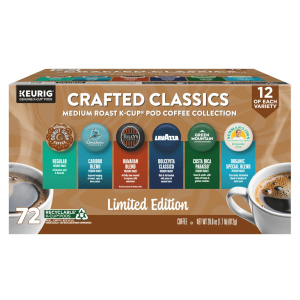 画像1: K-Cupでいろんな味を飲み比べ！keurig キューリグ クラフティッド クラシックス コーヒーコレクション K-Cup 72pods