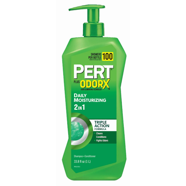 画像1: 匂いも抑える新しいフォーミュラ！Pert パート 2in1 コンプリートクリーン シャンプー＆コンディショナー 1L　