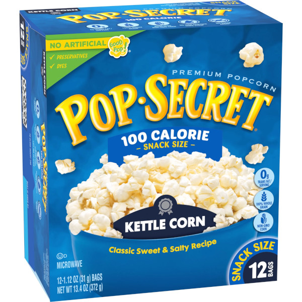 画像2: イチオシのおいしさ！Pop Secret ポップシークレット（ケトルコーン）ファミリーサイズ 12個入り