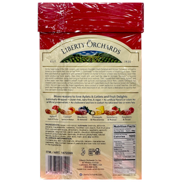 画像2: 柔らかな食感のフルーツとナッツのキャンディ  Liberty Orchard リバティオーチャード アプレット＆コレット  フルーツデライト794g
