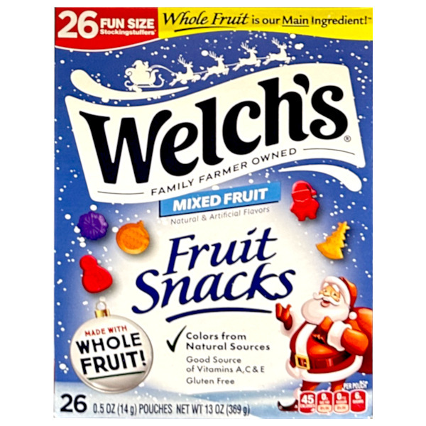 画像1: ホリデーデザイン！Welch's ウェルチ クリスマス ミックスフルーツ  26袋入