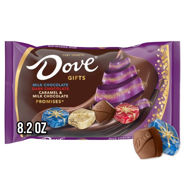 画像2: ラッピングにメッセージ！DOVE ダヴチョコレート クリスマス 4種類
