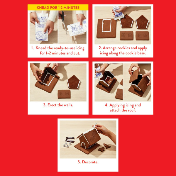 画像5: お菓子の家！Hershey's ハーシーズ ラージクッキーハウスキット 974g