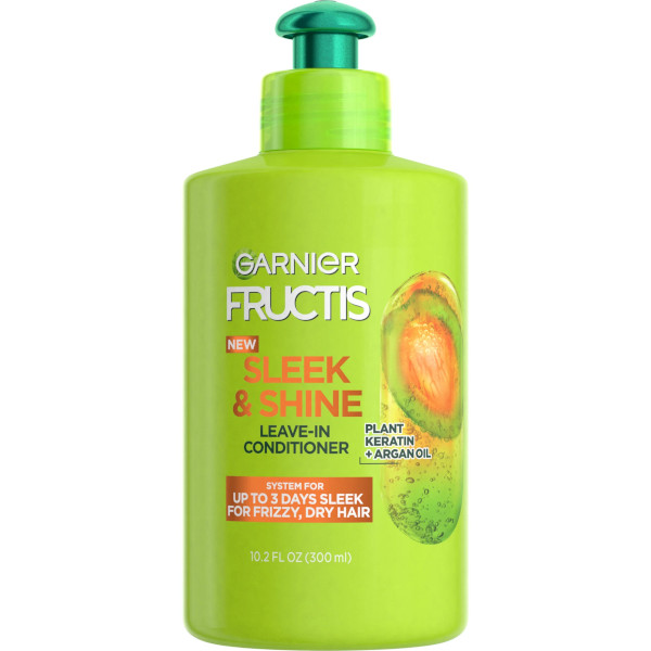 画像2: アルガンオイルで髪に潤いを！Garnier Fructis スリーク＆シャイン リーブイン コンディショナー 300mL 2個
