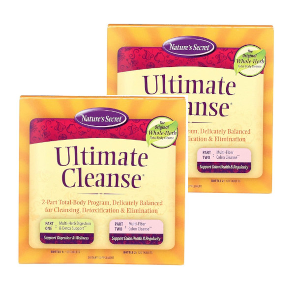 画像1: ハーブで体内洗浄！Nature's Secret Ultimate Cleanse ウルティメート クレンズ  （120錠＋120錠）2箱