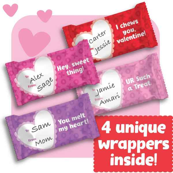 画像3: かわいいミニサイズ！Kellogg's  ケロッグ ライスクリスピー トリート バレンタイン オリジナル ミニ スクエア 32個入り