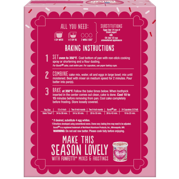 画像4: ピンクのケーキが出来上がる！Phillsbury ピルズベリー バレンタイン ケーキ セット