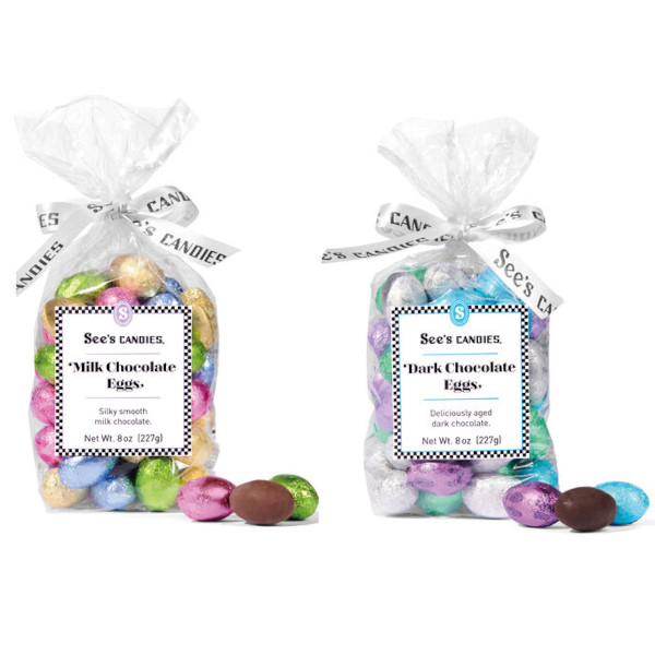 画像1: 春を彩るSee'sチョコエッグ！ See's シーズ ミルクチョコレートエッグ＆ダークチョコレートエッグ