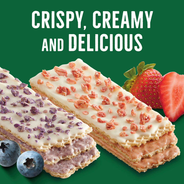 画像2: おいしさと手軽さを両立！Nature Valley ネイチャーバレー クリスピークリーミー ウェハーバー 28個