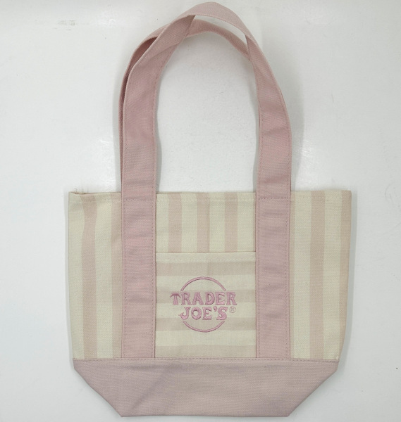 画像2: 2026 夏 Trader Joe's トレーダージョーズ ミニ キャンバス トート （ピンク）