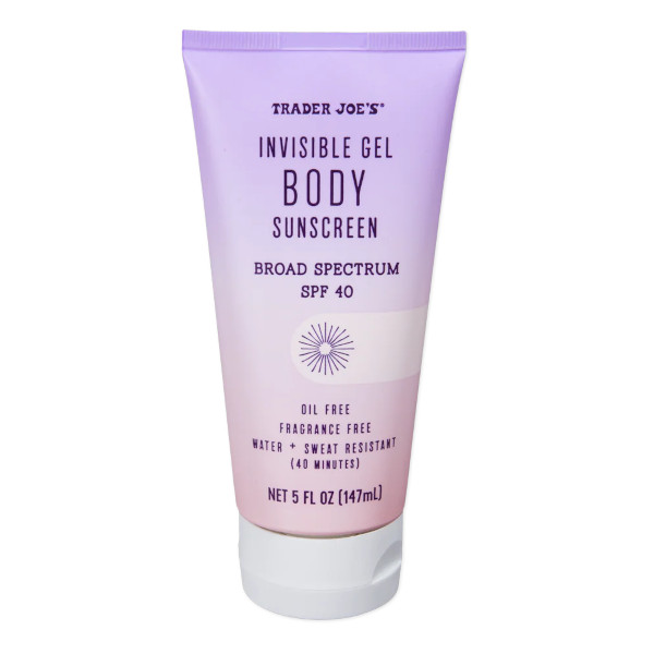 画像1: Trader Joe's トレーダージョーズ  インビジブル ボディ ジェル 日焼け止め SPF-40