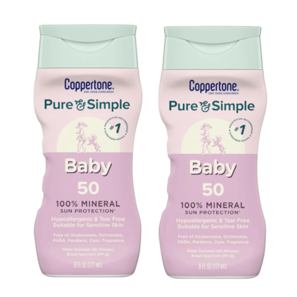 画像1: ＜２個＞ Coppertone コパトーン ウォーターベビー サンスクリーン 日焼け止め  [SPF50+] 237mL