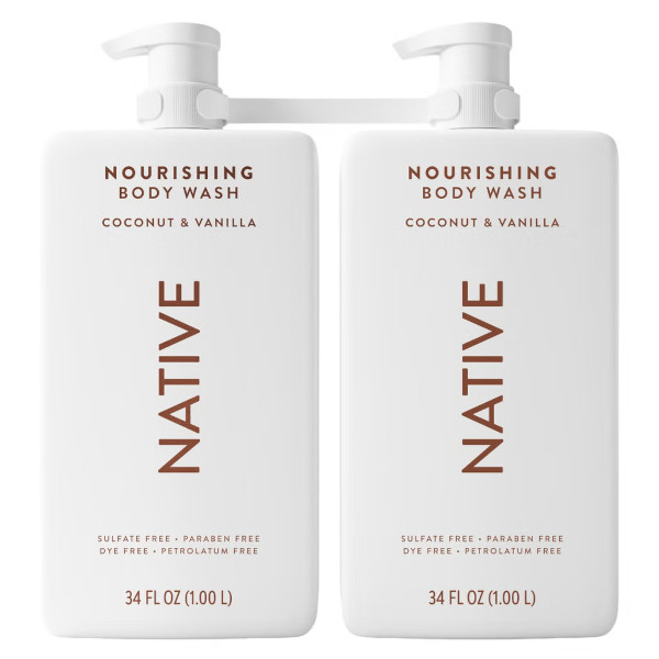 画像1: Native ネイティブ ボディウォッシュ （ココナッツ＋バニラ） 1L, 2個