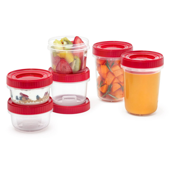 画像3: 回して開けるから開けやすい！Rubbermaid ラバーメイド  テイクアロング 食品保存容器 ６個セット (合計12ピース）
