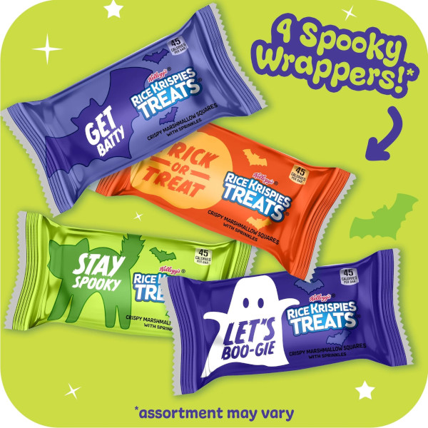 画像2: ハロウィンラッピング！Kellogg's ハロウィン ミニ ライスクリスピー トリート  60個