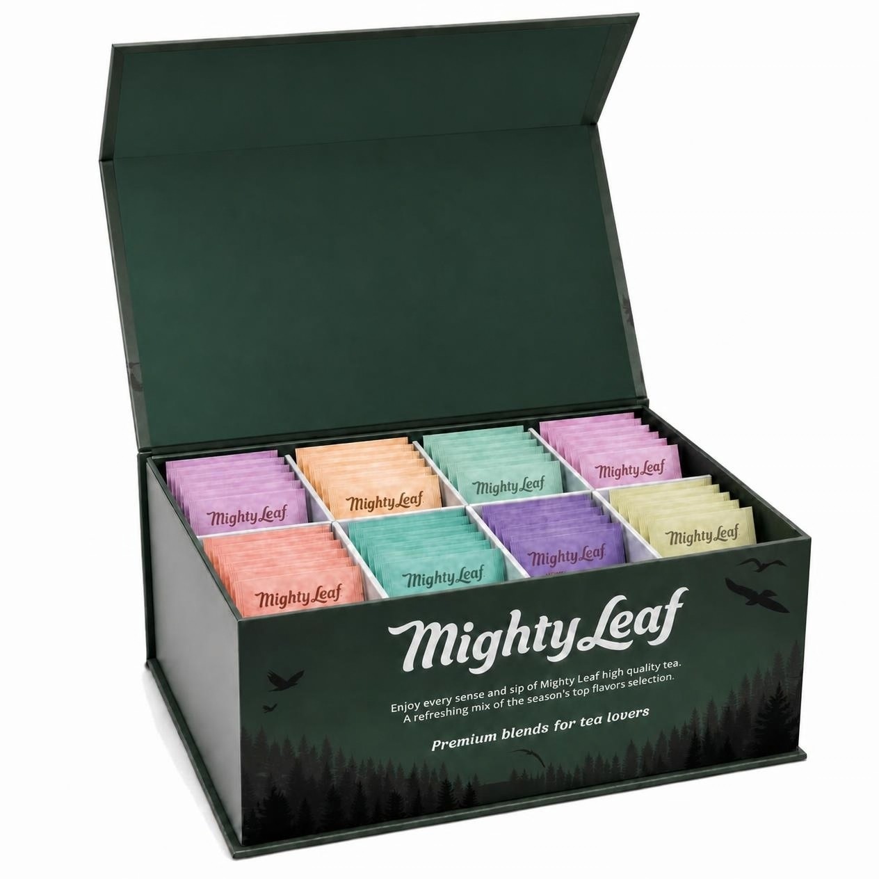 画像1: 高級紅茶、いろいろ試せるギフトボックス！Mighty Leaf マイティーリーフ 紅茶サンプラー 40個入