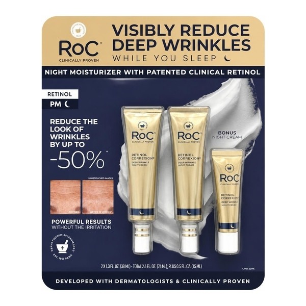 画像1: 夜用 ボーナスパック！RoC  ディープ リンク クリーム（夜用）38mL x 2 ＆（夜用）15mL