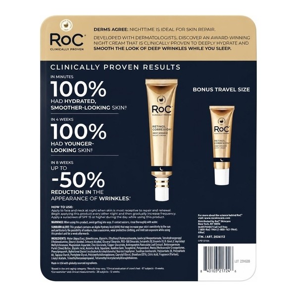 画像2: 夜用 ボーナスパック！RoC  ディープ リンク クリーム（夜用）38mL x 2 ＆（夜用）15mL